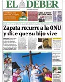 El Deber Newspaper in Bolivia