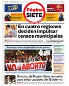 Pagina Siete Newspaper in Bolivia
