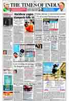 Times of India Newspaper in India